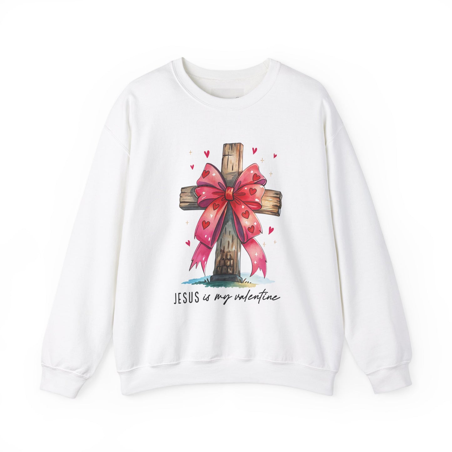 Faith-Inspired Crewneck Sweatshirt, Cozy Christian Gift, Jesus Love Apparel, Church Sweatshirt, Cute Casual Outfit