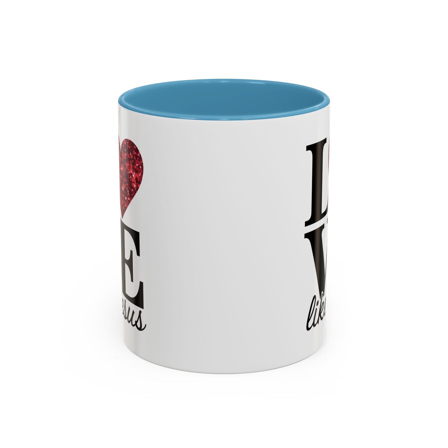 Inspirational Love Mug - Heart Design, Perfect Gift for Christians, Quotes Mug, Coffee Lover's Gift, Decorate Your Kitchen