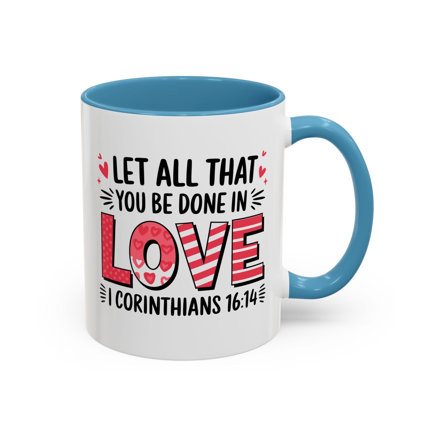 Inspirational Love Coffee Mug - Perfect for Gift Giving, Home, Office, Motivational Design, Valentine's Day Mug, Christian Gift