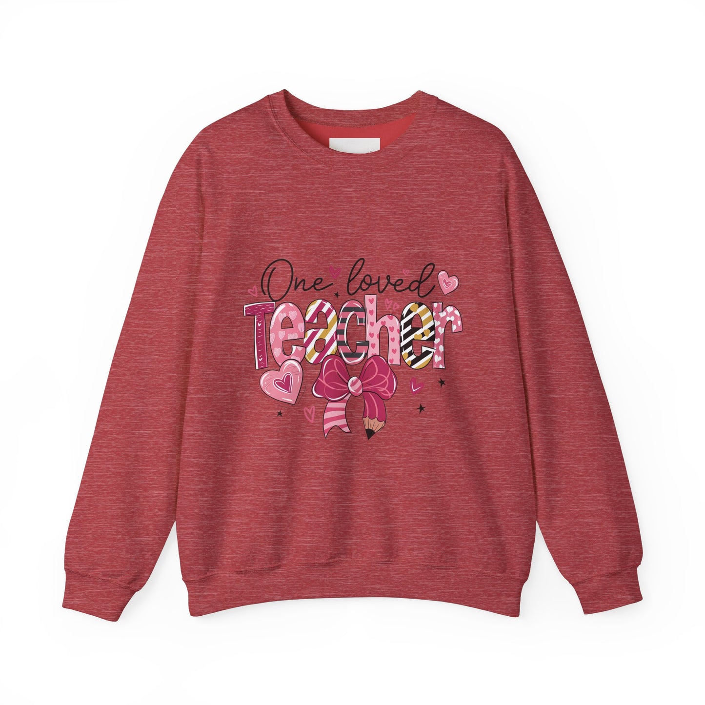 One Loved Teacher Sweatshirt, Gift for Teacher, Educational Apparel, Teacher Appreciation, Classroom Style, Unisex Crewneck