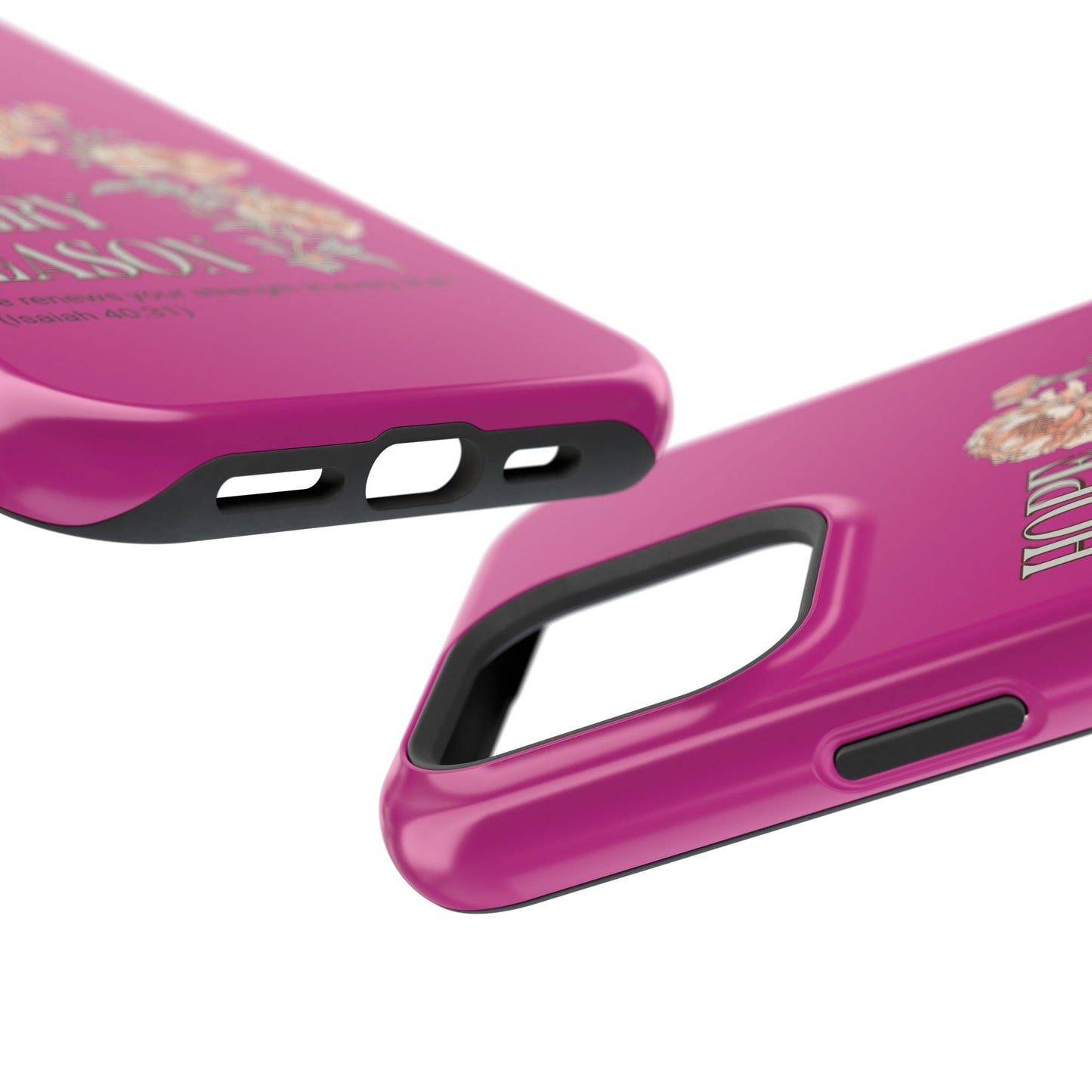 Inspirational Floral Magnetic Tough Case - "Hope in Every Season"
