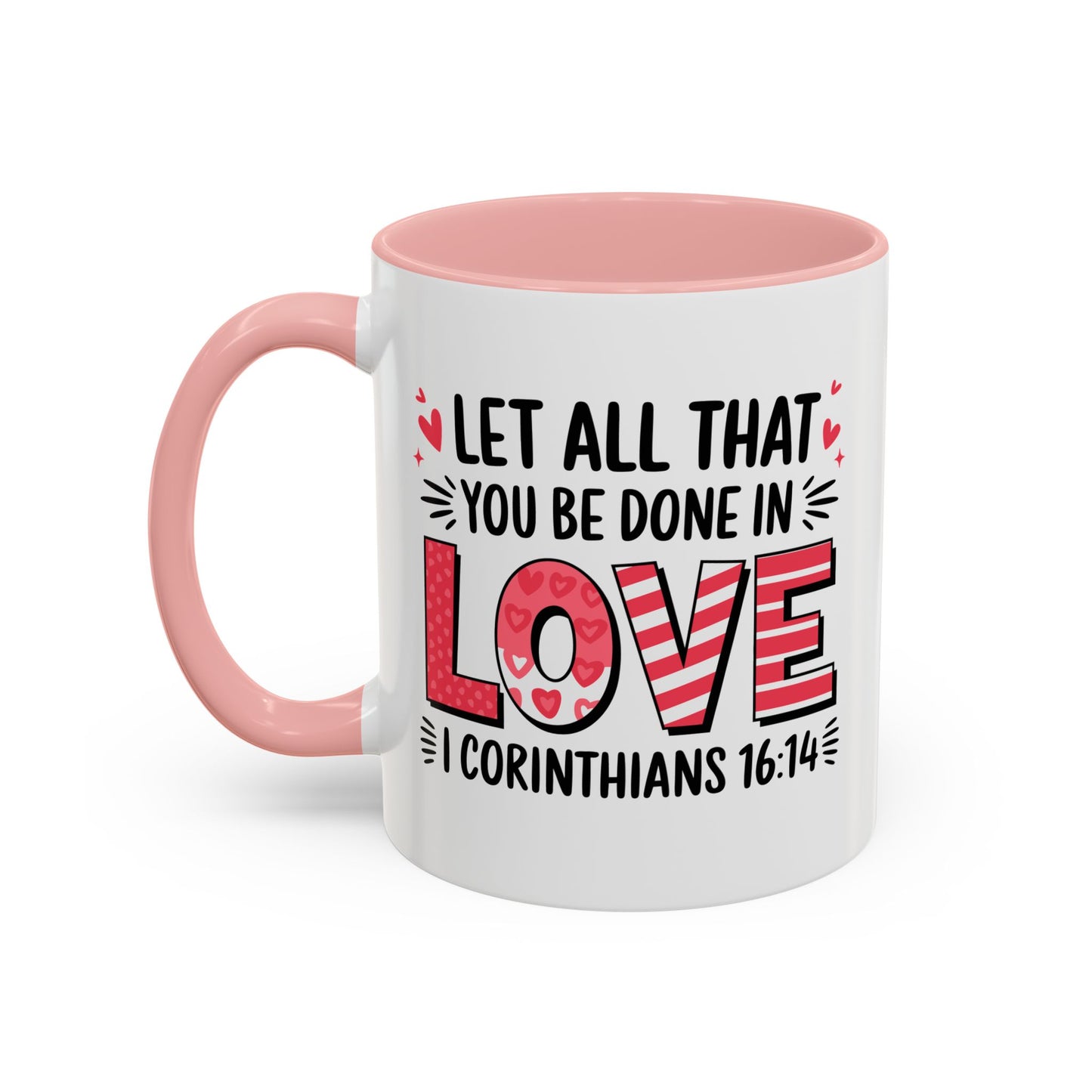 Inspirational Love Coffee Mug - Perfect for Gift Giving, Home, Office, Motivational Design, Valentine's Day Mug, Christian Gift