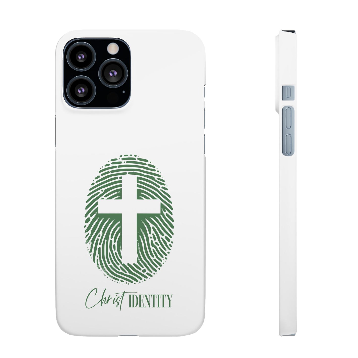 Inspirational Christ Identity Snap Case - Faith-Based Phone Cover