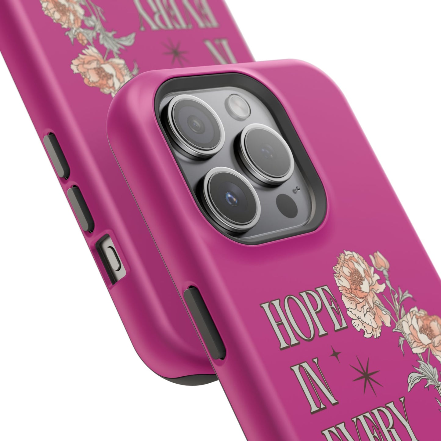 Inspirational Floral Magnetic Tough Case - "Hope in Every Season"