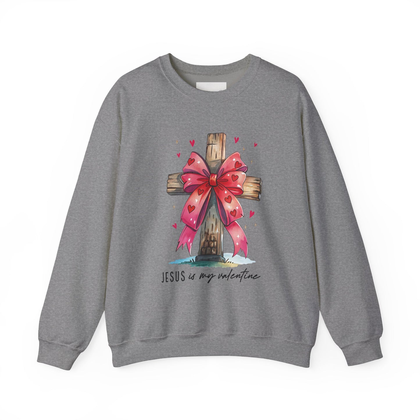 Faith-Inspired Crewneck Sweatshirt, Cozy Christian Gift, Jesus Love Apparel, Church Sweatshirt, Cute Casual Outfit