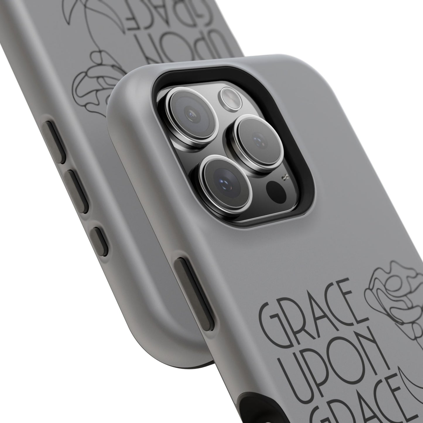 Inspirational Magnetic Phone Case - 'Grace Upon Grace' Design