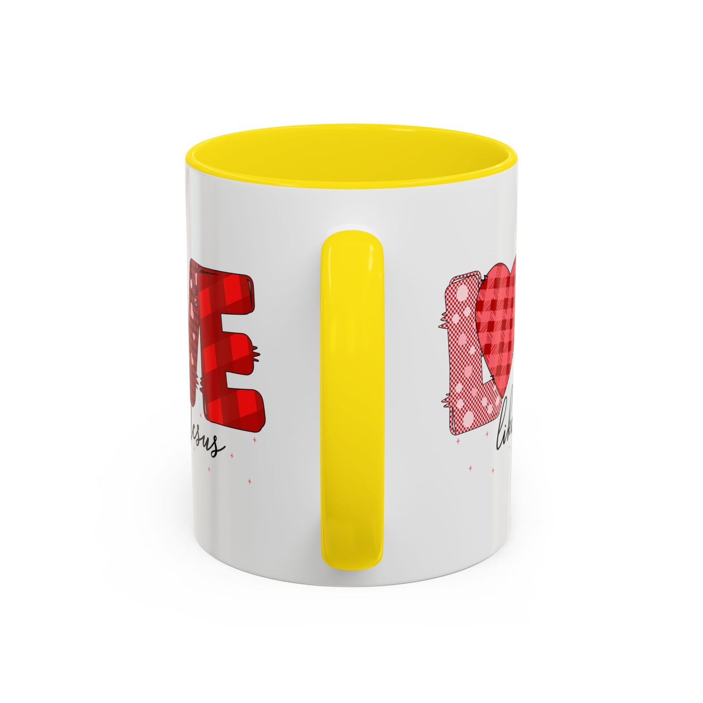 Love Like Jesus Accent Coffee Mug - Perfect Gift for Coffee Lovers, Inspirational Mug for Holidays, Home Décor, Christian Gifts, Home
