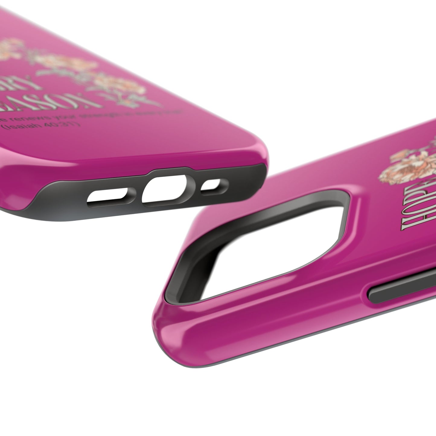 Inspirational Floral Magnetic Tough Case - "Hope in Every Season"