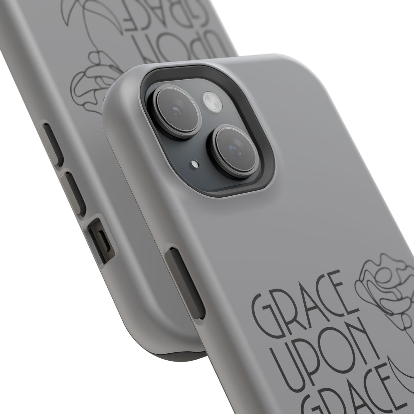 Inspirational Magnetic Phone Case - 'Grace Upon Grace' Design