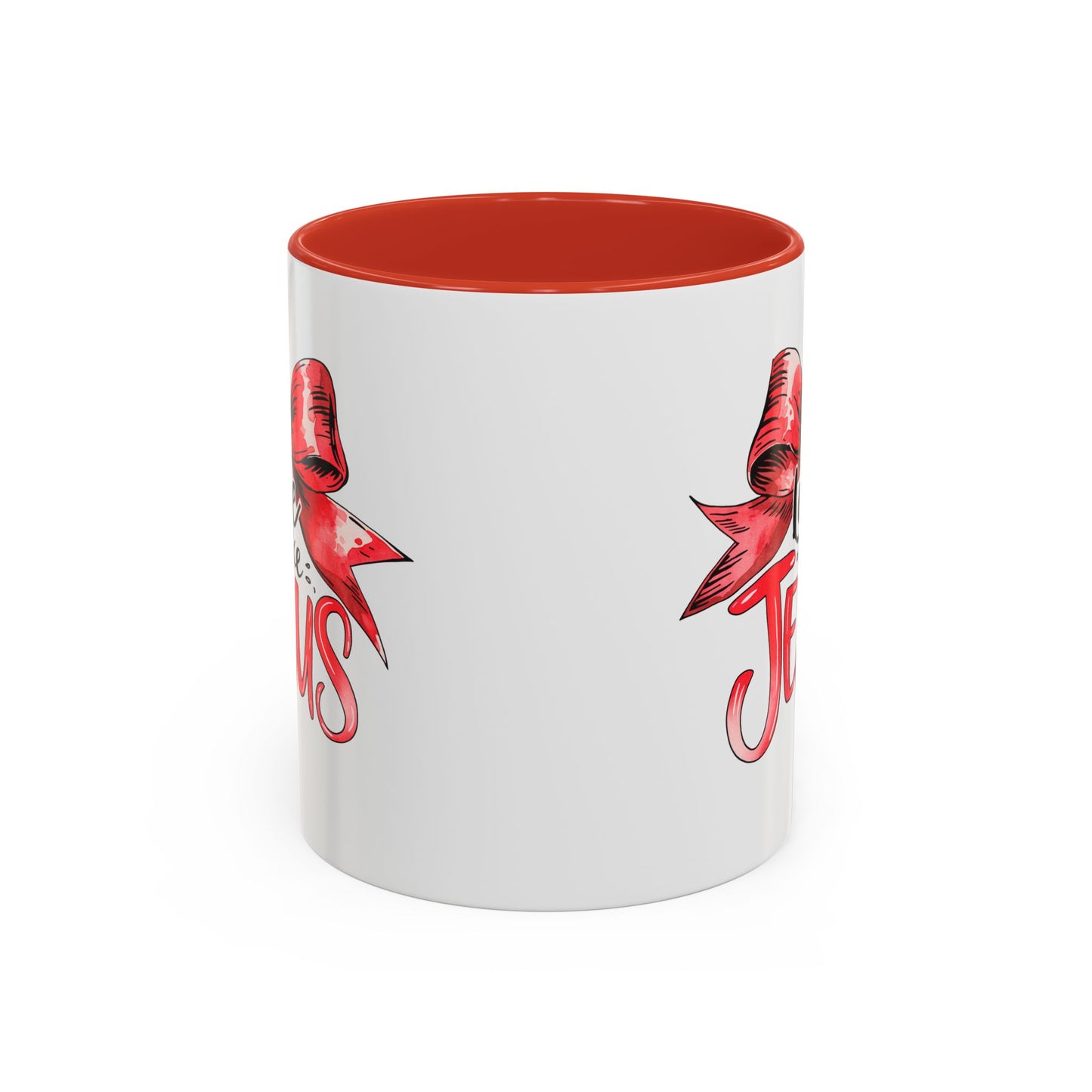 Love Like Jesus Accent Coffee Mug, Inspirational Gift, Unique Ceramic Mug, Christian Decor, Faith-Based Present, Daily Motivation