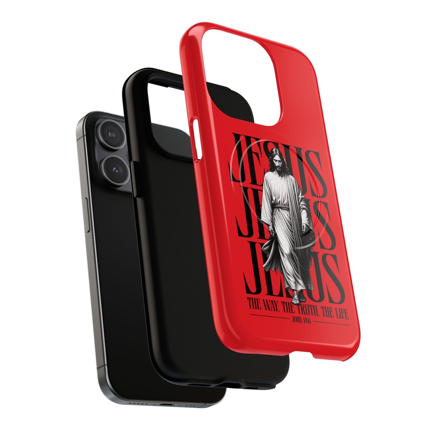 Faith-Inspired Tough Magnetic Phone Case - Jesus The Way, The Truth, The Life