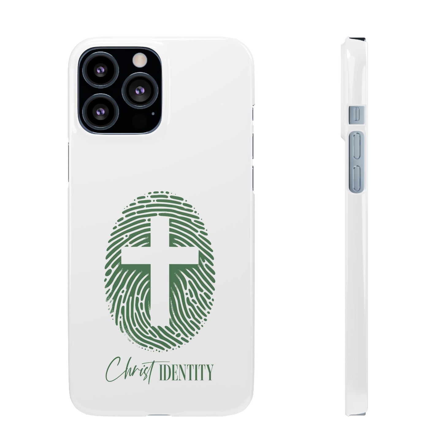 Inspirational Christ Identity Snap Case - Faith-Based Phone Cover