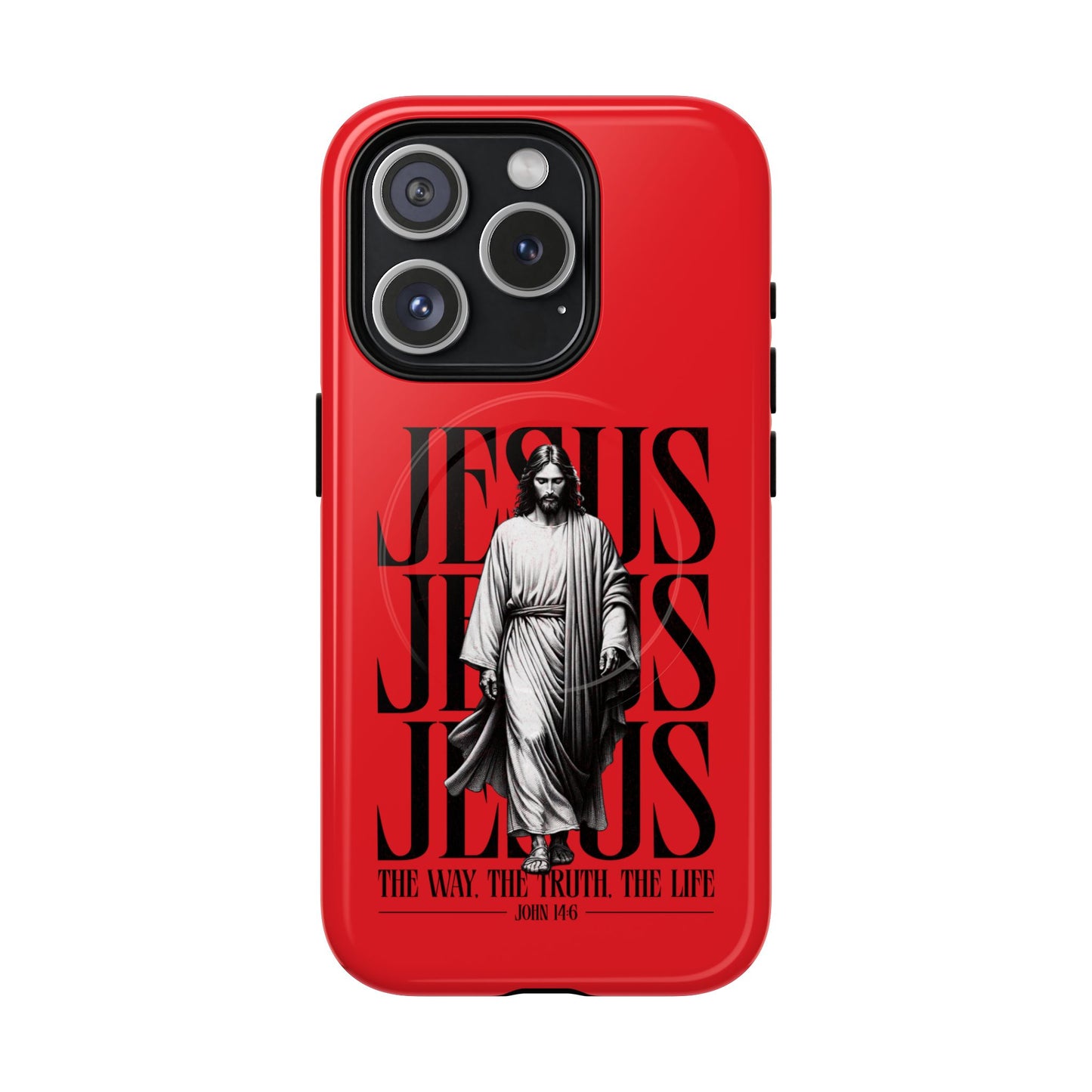 Faith-Inspired Tough Magnetic Phone Case - Jesus The Way, The Truth, The Life