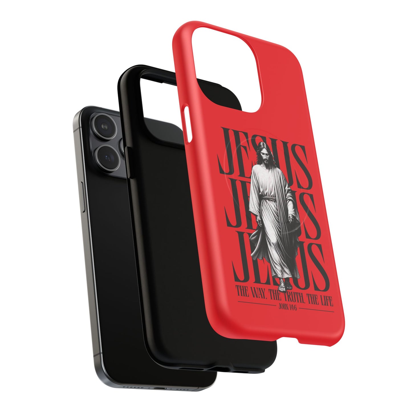 Faith-Inspired Tough Magnetic Phone Case - Jesus The Way, The Truth, The Life
