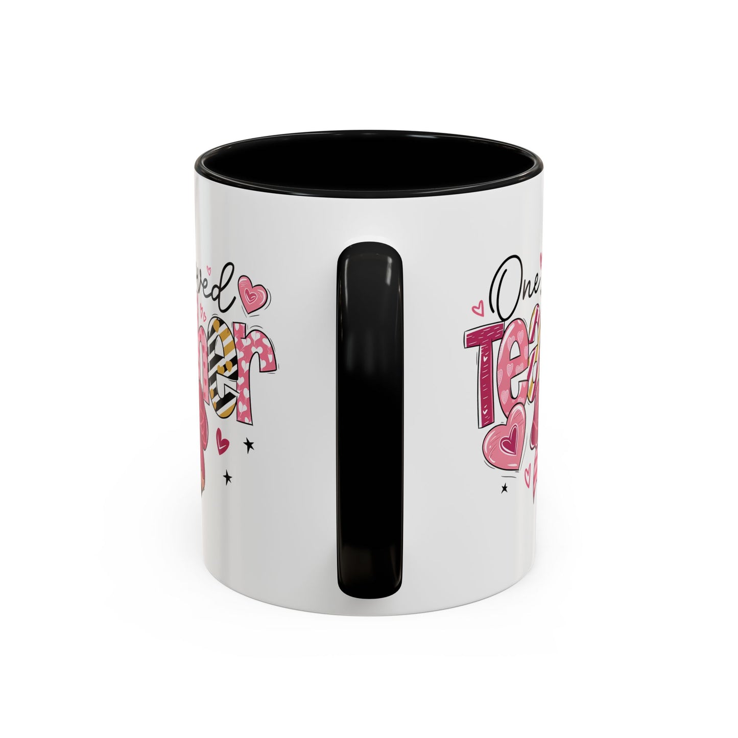 Cute Teacher Coffee Mug - One Loved Teacher Gift, Teacher Appreciation, Back to School, Inspirational Mug, Classroom Decor