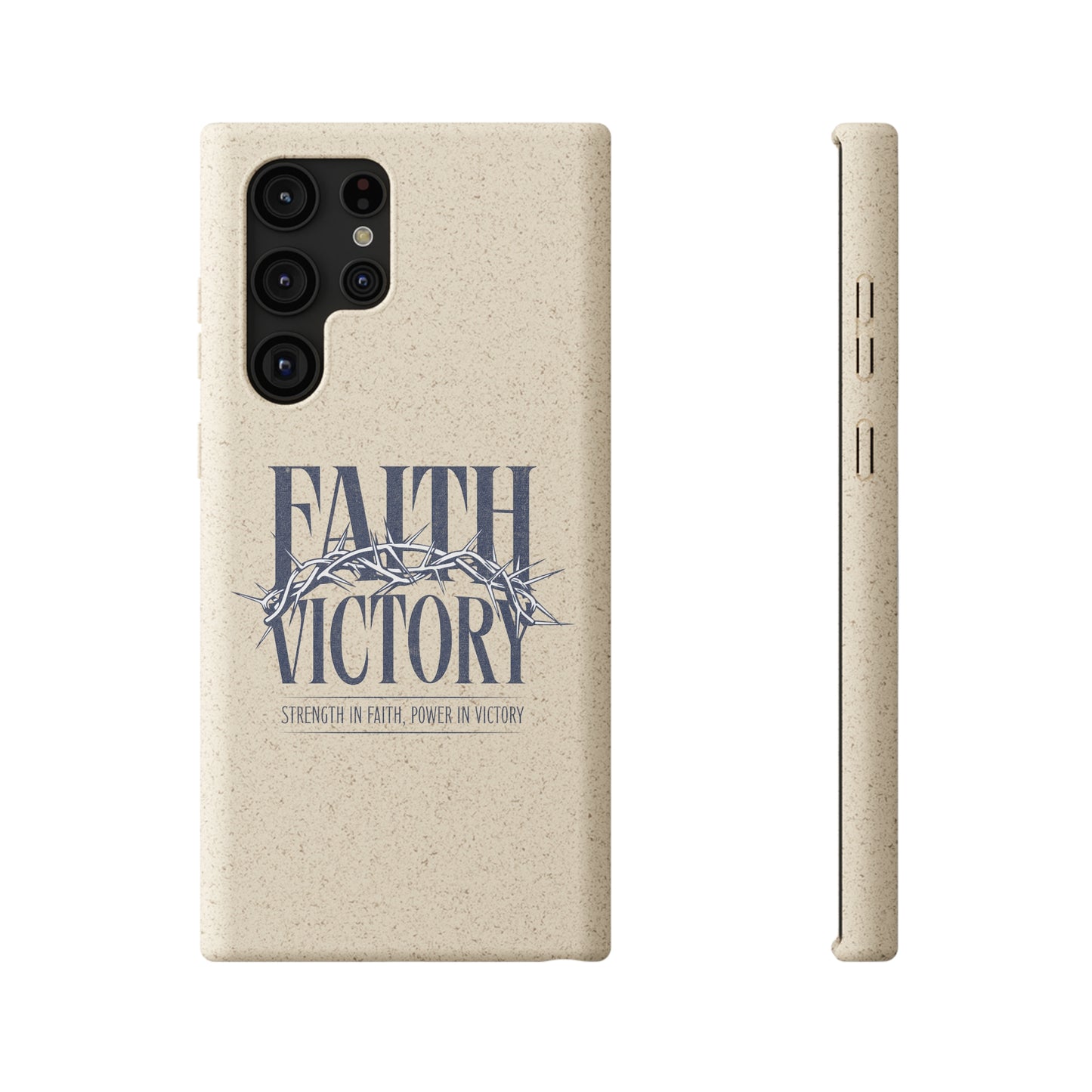 Biodegradable Phone Case - Faith & Victory Design