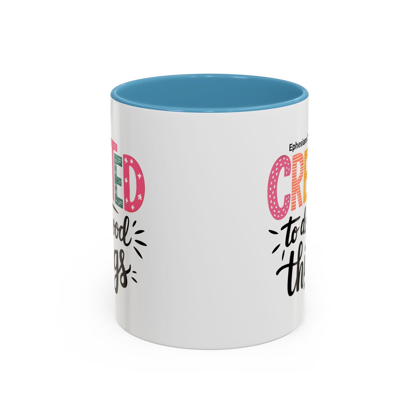 Inspirational Accent Coffee Mug - Perfect for Gifts, Home Decor, Faith-Based Inspirations, Motivational Quotes, Christian Encouragement