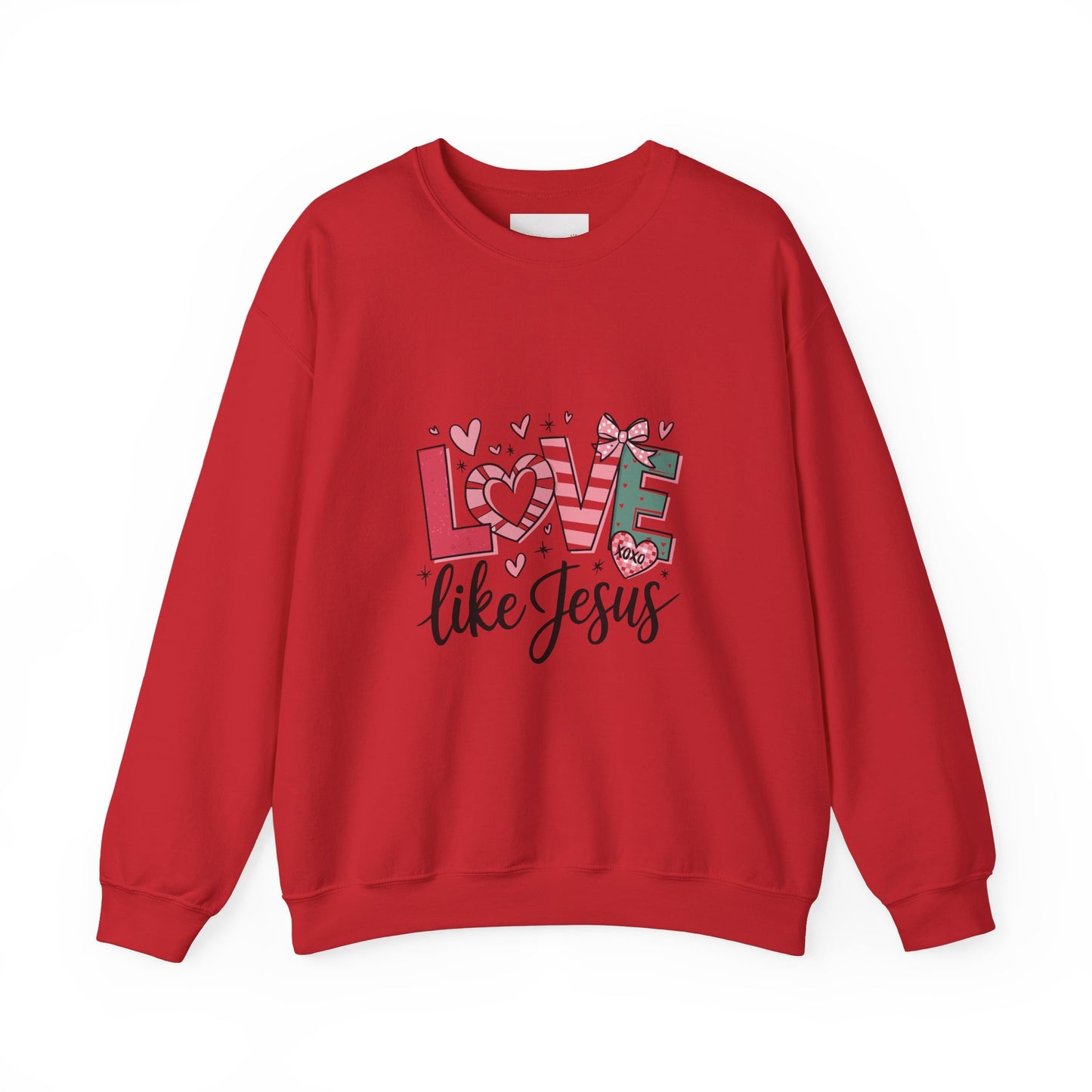 Love Like Jesus Sweatshirt, Cozy Unisex Crewneck, Christian Gift, Inspirational Apparel, Faith-Based Fashion, Spring & Winter Wear