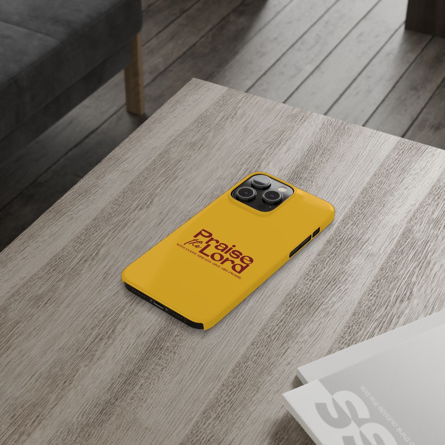 Praise the Lord Slim Phone Case - Inspirational Christian Design