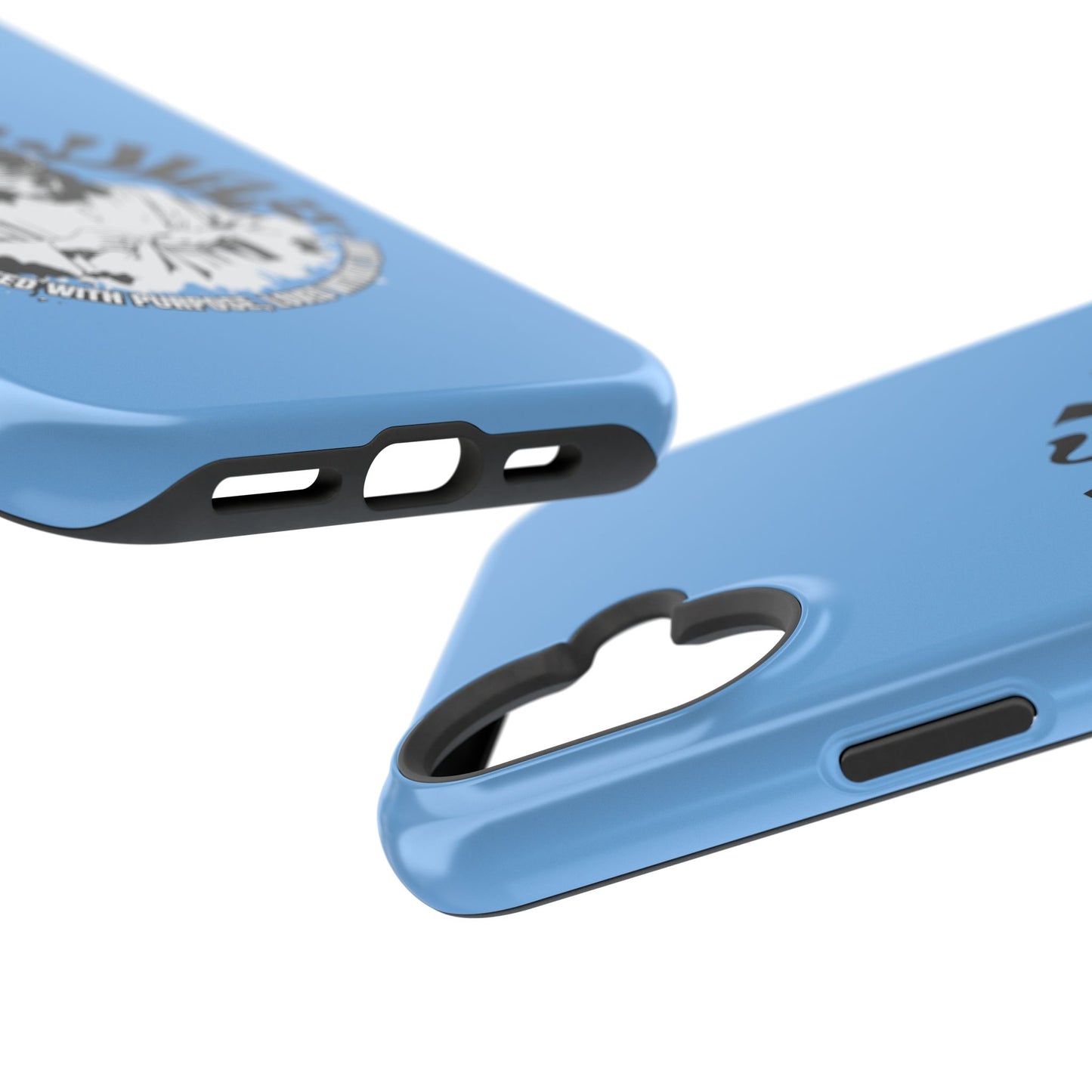 Durable Impact-Resistant Phone Case - 'Created with Purpose, Loved Without Limits' Design