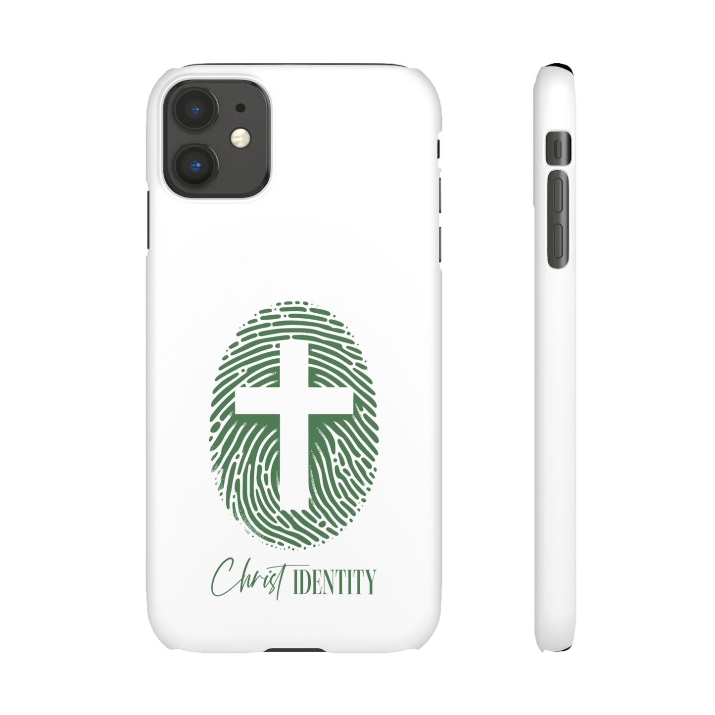 Inspirational Christ Identity Snap Case - Faith-Based Phone Cover