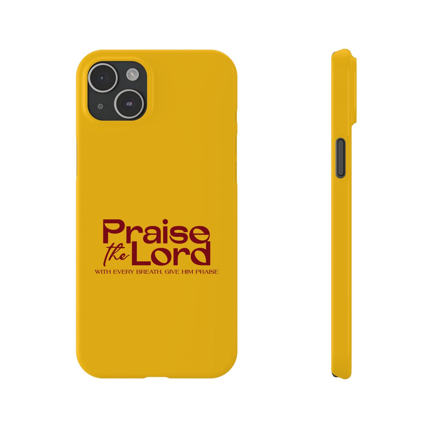 Praise the Lord Slim Phone Case - Inspirational Christian Design