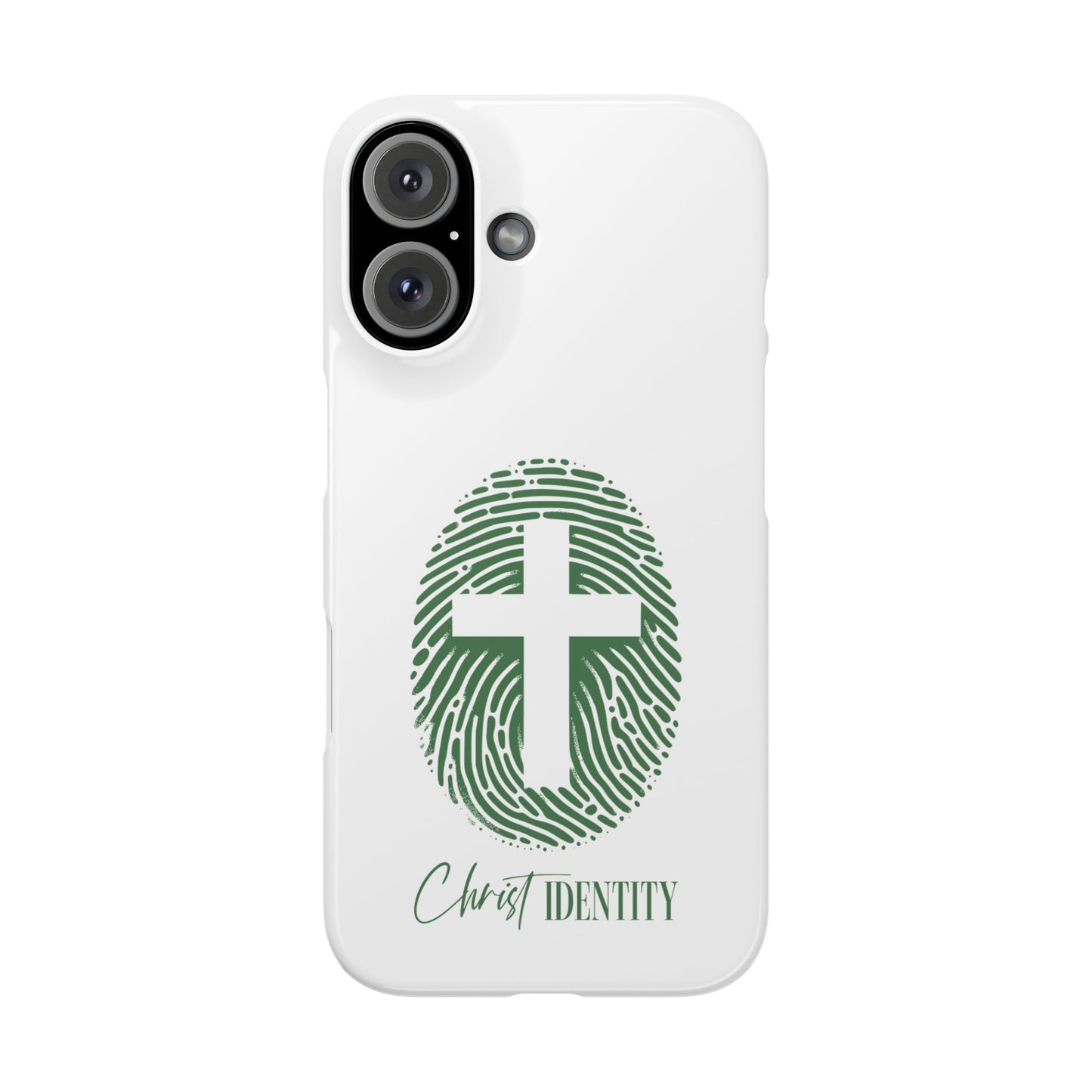 Inspirational Christ Identity Snap Case - Faith-Based Phone Cover