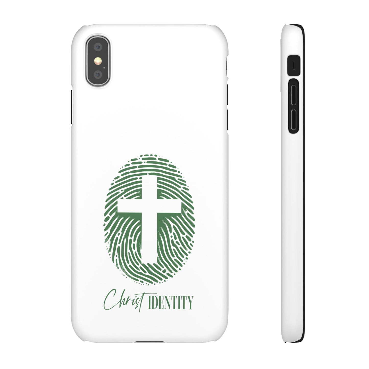 Inspirational Christ Identity Snap Case - Faith-Based Phone Cover