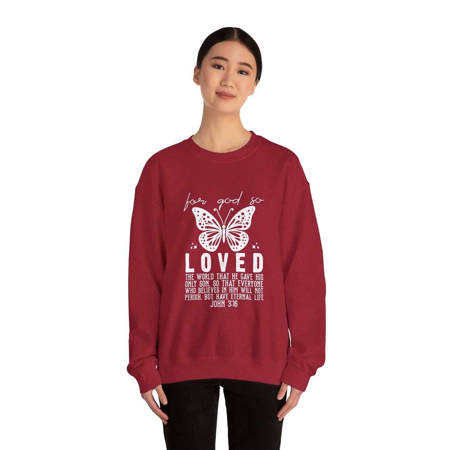 For God So Loved The World Sweatshirt, Jesus Is My Valentine Shirt, Religious Valentines Day Tee, Christian Gift, Valentines Shirt