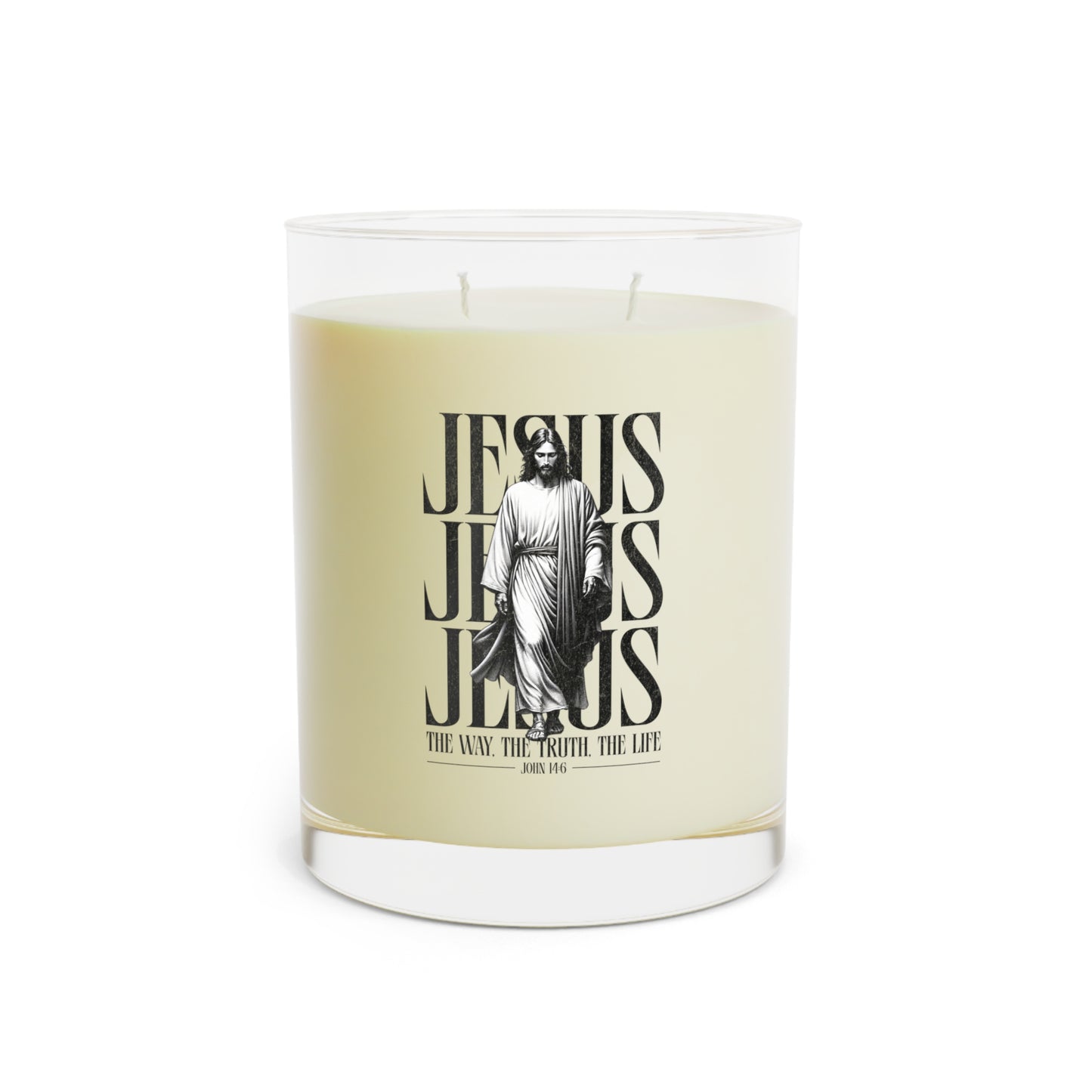 Faith-Inspired Scented Candle - Jesus, Spiritual Gift, Home Decor, Christian Candle, Relaxation, Worship