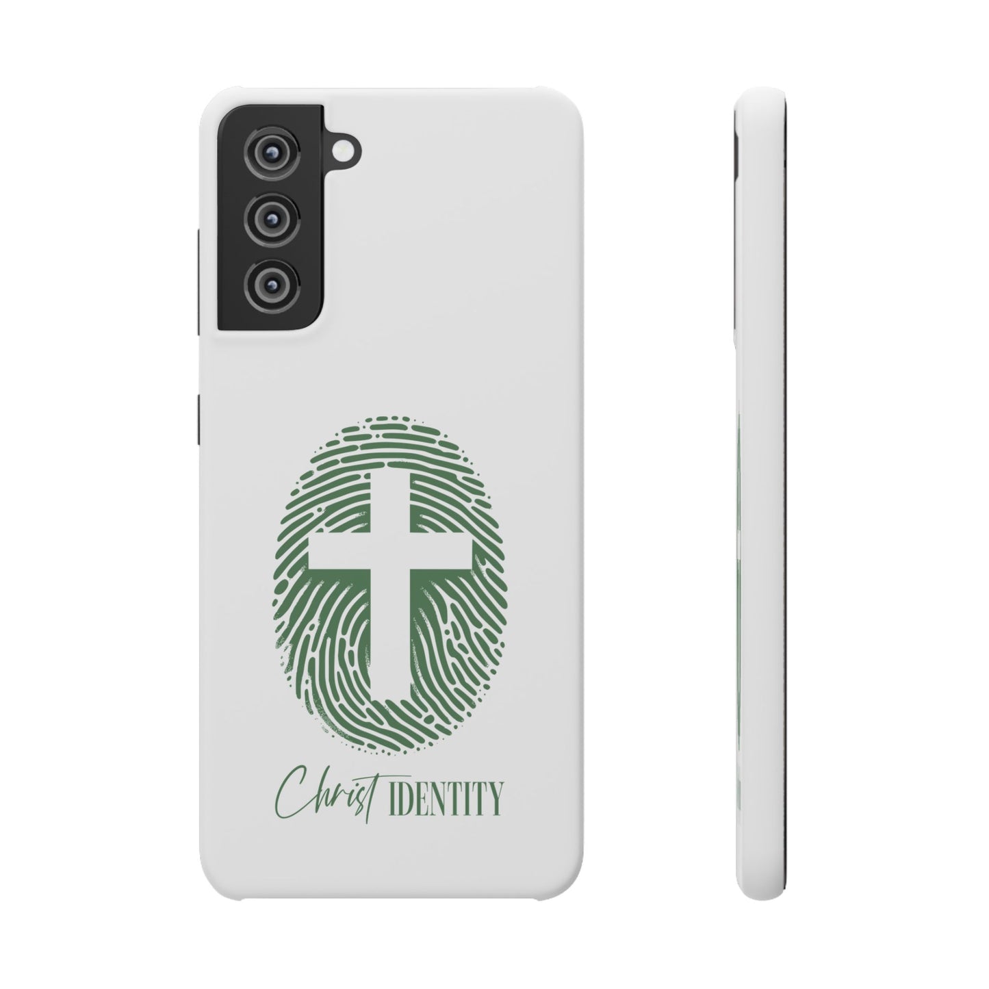 Inspirational Christ Identity Snap Case - Faith-Based Phone Cover