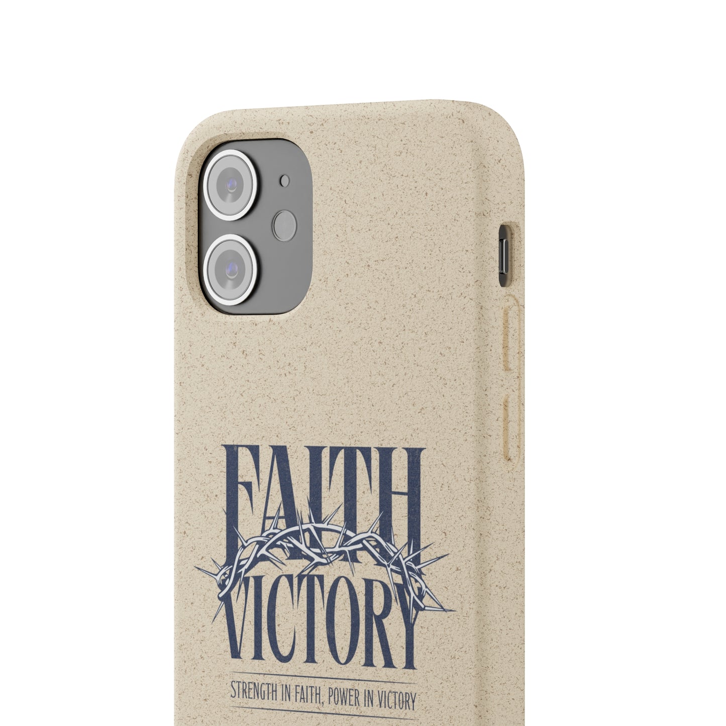 Biodegradable Phone Case - Faith & Victory Design