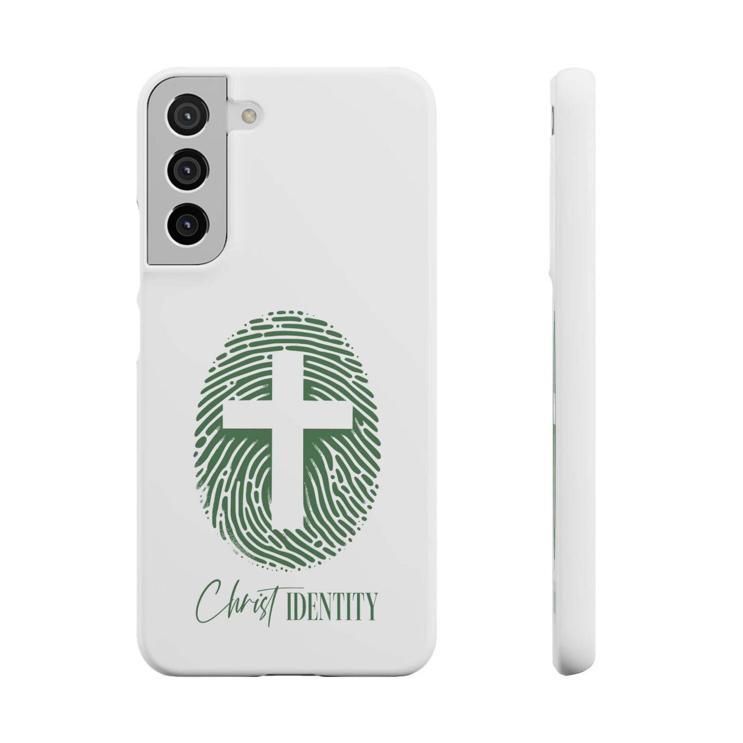 Inspirational Christ Identity Snap Case - Faith-Based Phone Cover