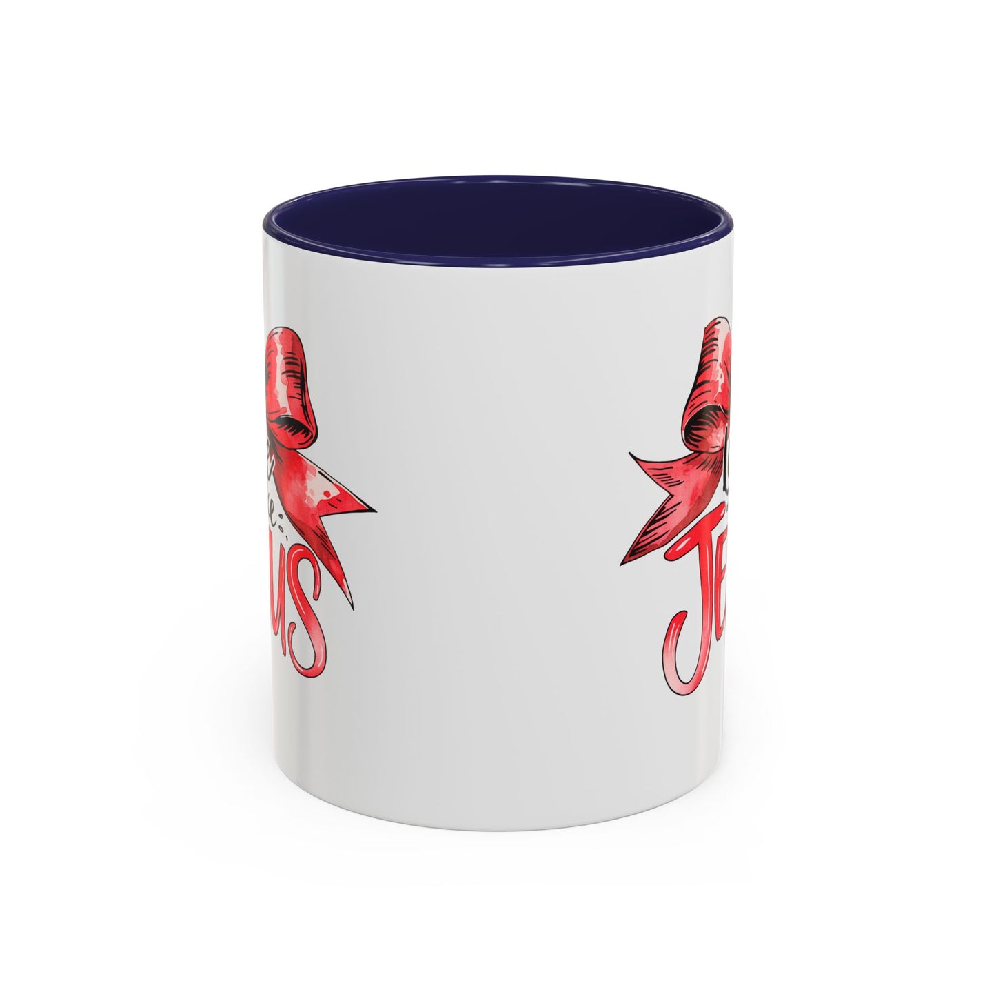 Love Like Jesus Accent Coffee Mug, Inspirational Gift, Unique Ceramic Mug, Christian Decor, Faith-Based Present, Daily Motivation