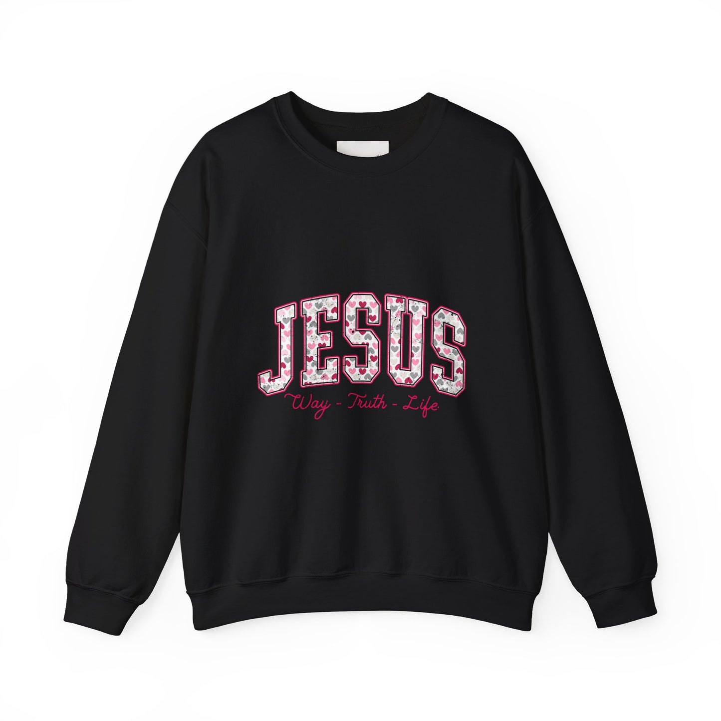 Inspirational Jesus Crewneck Sweatshirt - Faith-Based Apparel, Christian Gift, Cozy Style, Casual Wear, Spiritual Vibe