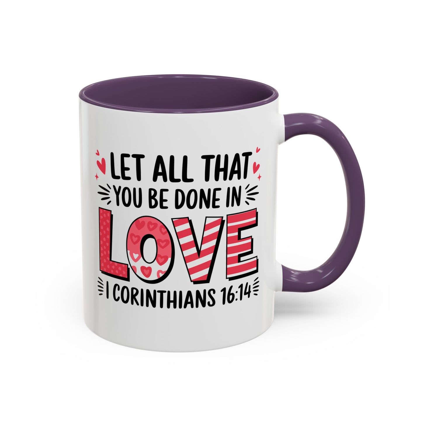 Inspirational Love Coffee Mug - Perfect for Gift Giving, Home, Office, Motivational Design, Valentine's Day Mug, Christian Gift