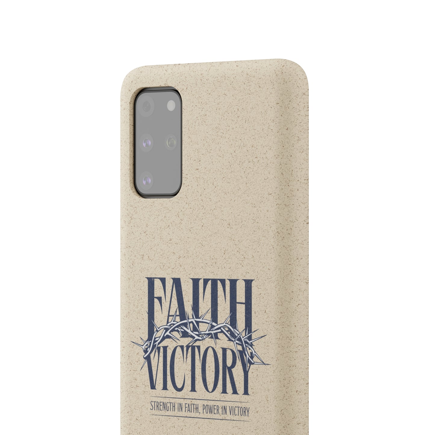 Biodegradable Phone Case - Faith & Victory Design