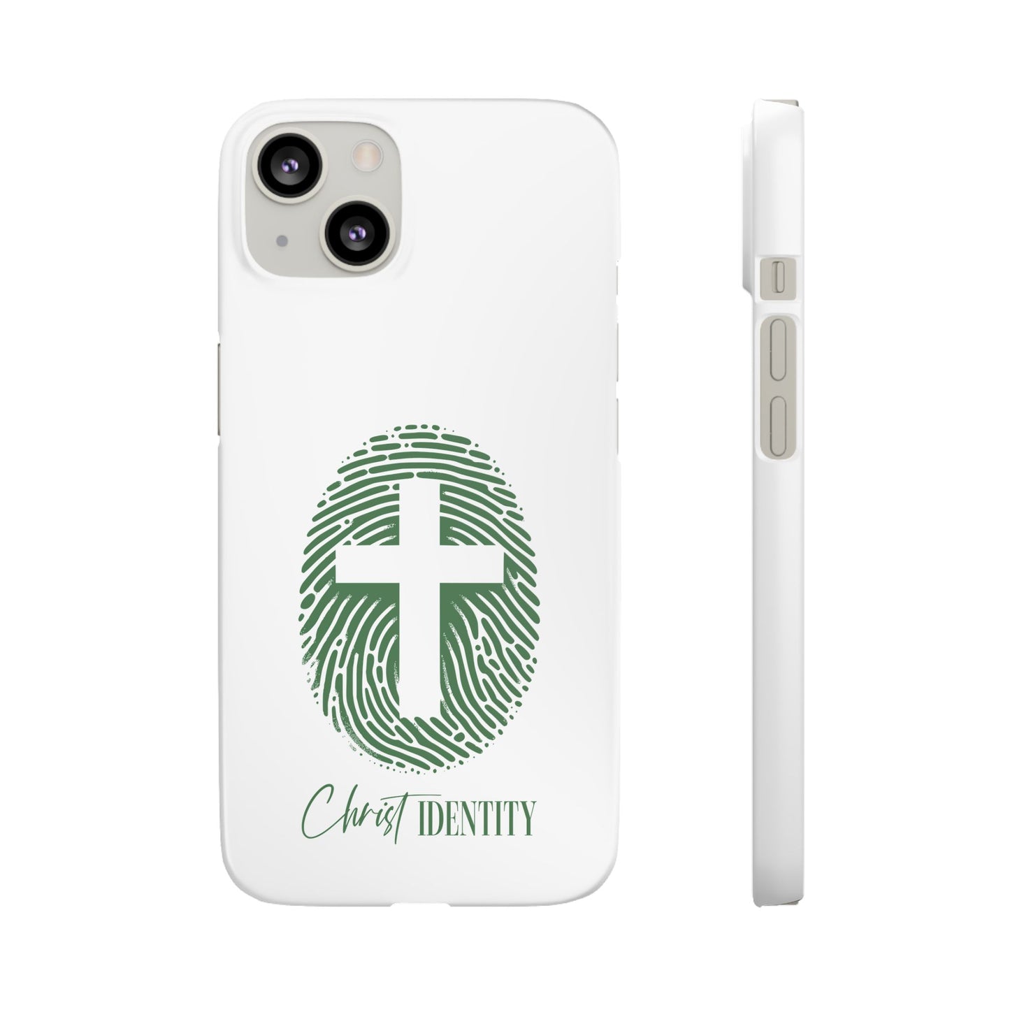 Inspirational Christ Identity Snap Case - Faith-Based Phone Cover