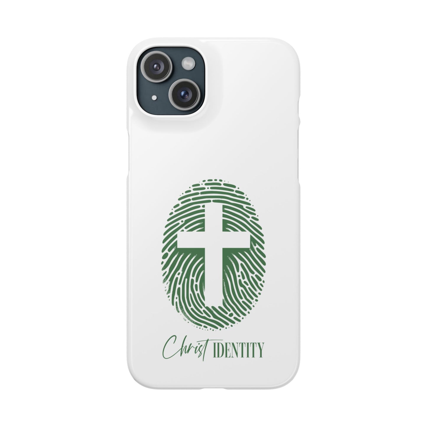 Inspirational Christ Identity Snap Case - Faith-Based Phone Cover