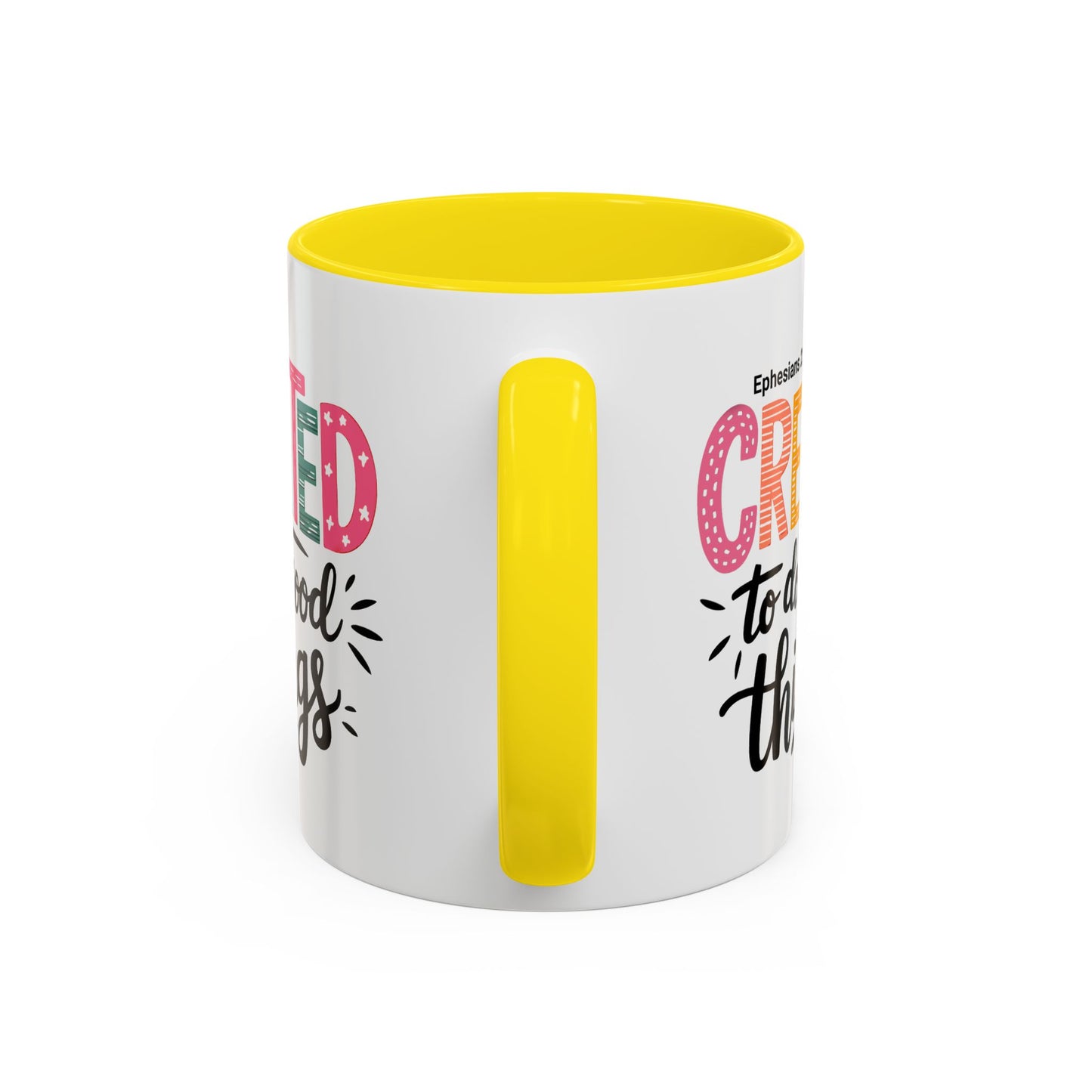 Inspirational Accent Coffee Mug - Perfect for Gifts, Home Decor, Faith-Based Inspirations, Motivational Quotes, Christian Encouragement