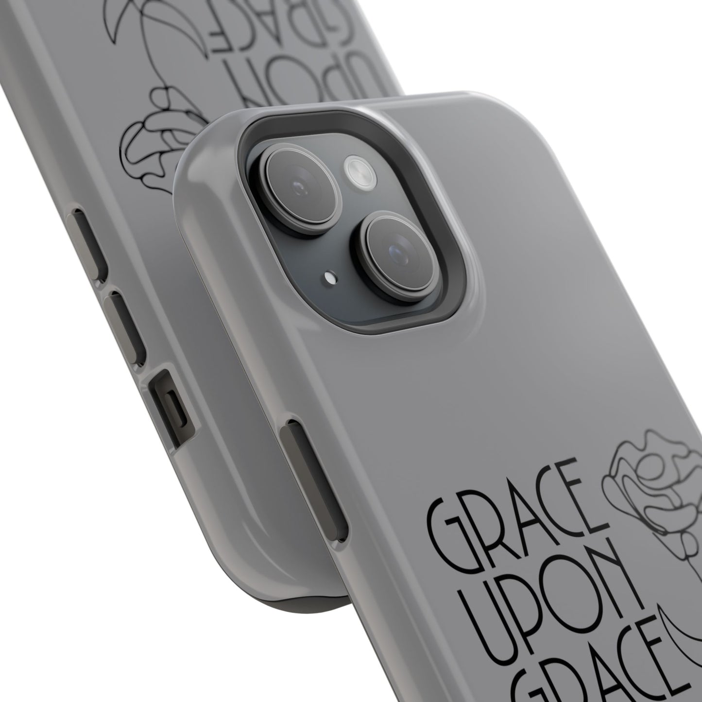 Inspirational Magnetic Phone Case - 'Grace Upon Grace' Design