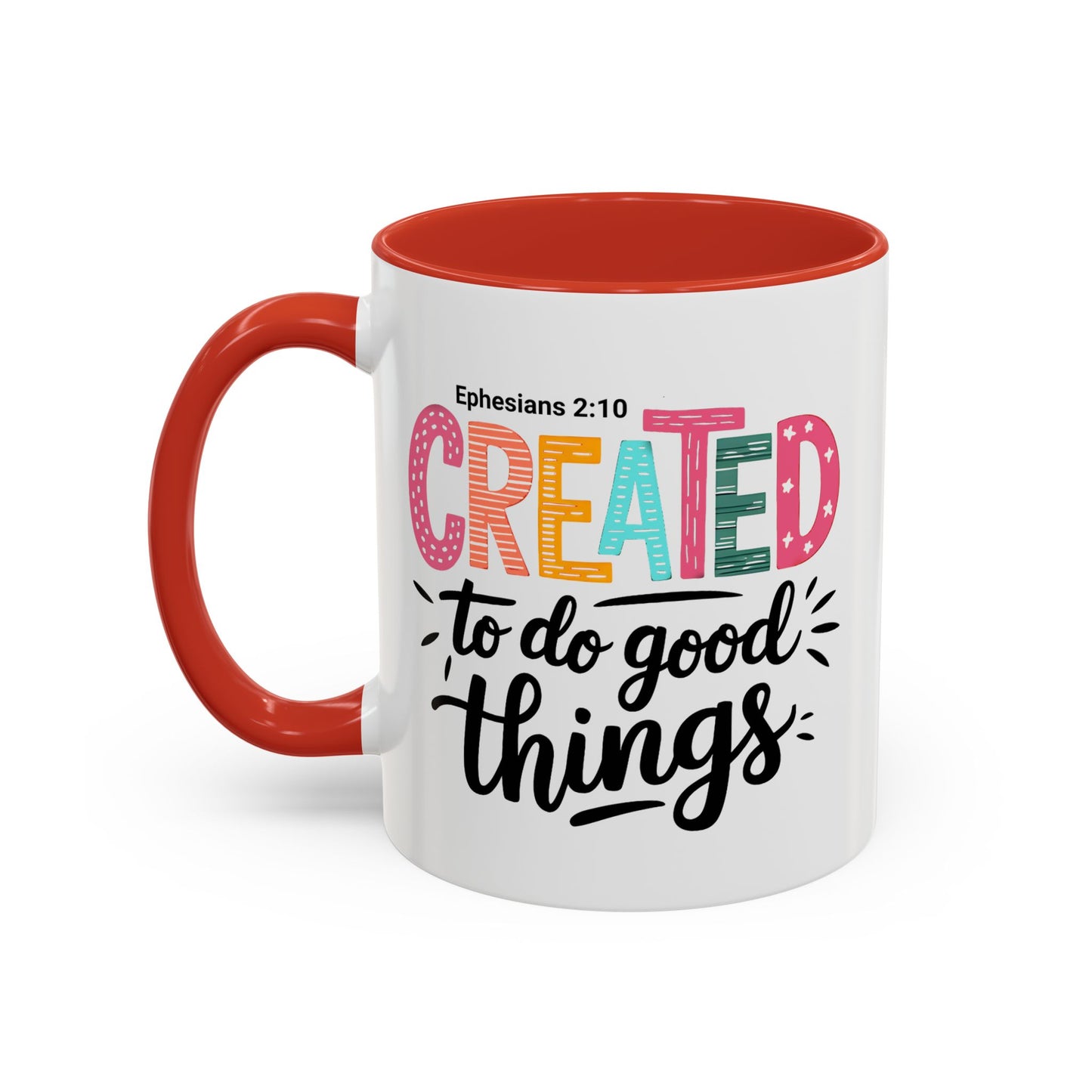Inspirational Accent Coffee Mug - Perfect for Gifts, Home Decor, Faith-Based Inspirations, Motivational Quotes, Christian Encouragement