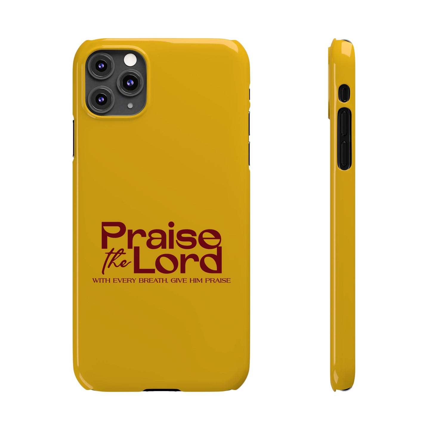 Praise the Lord Slim Phone Case - Inspirational Christian Design