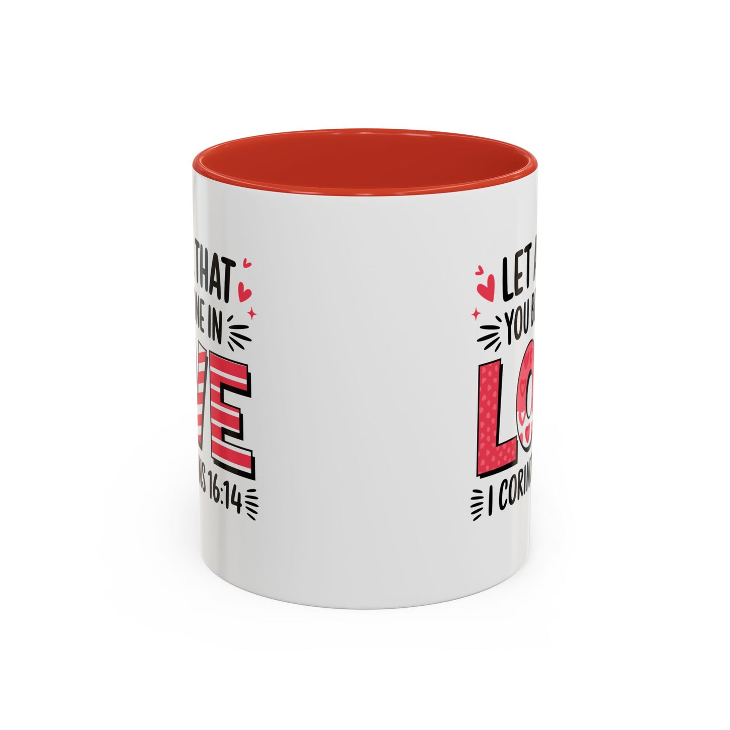 Inspirational Love Coffee Mug - Perfect for Gift Giving, Home, Office, Motivational Design, Valentine's Day Mug, Christian Gift