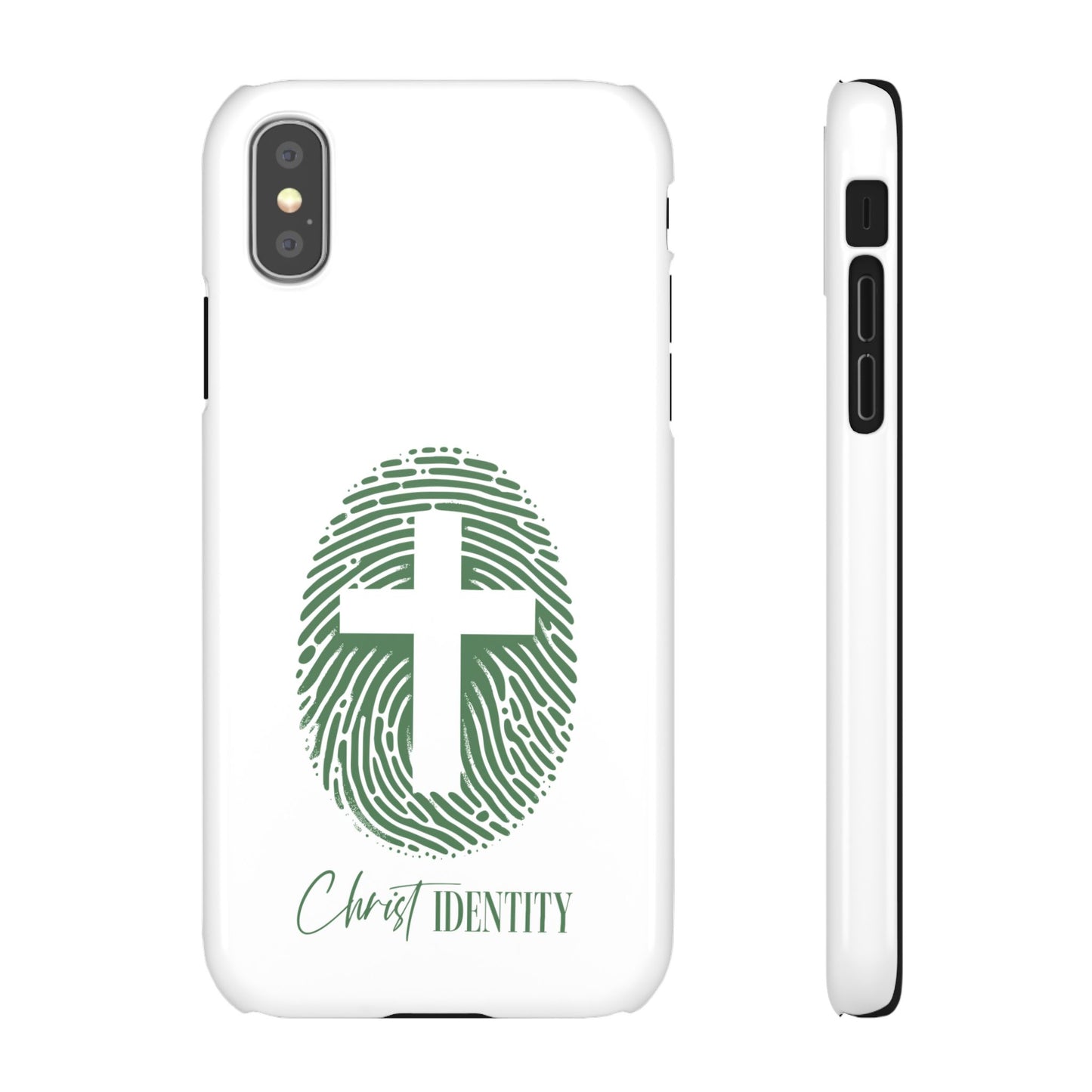 Inspirational Christ Identity Snap Case - Faith-Based Phone Cover