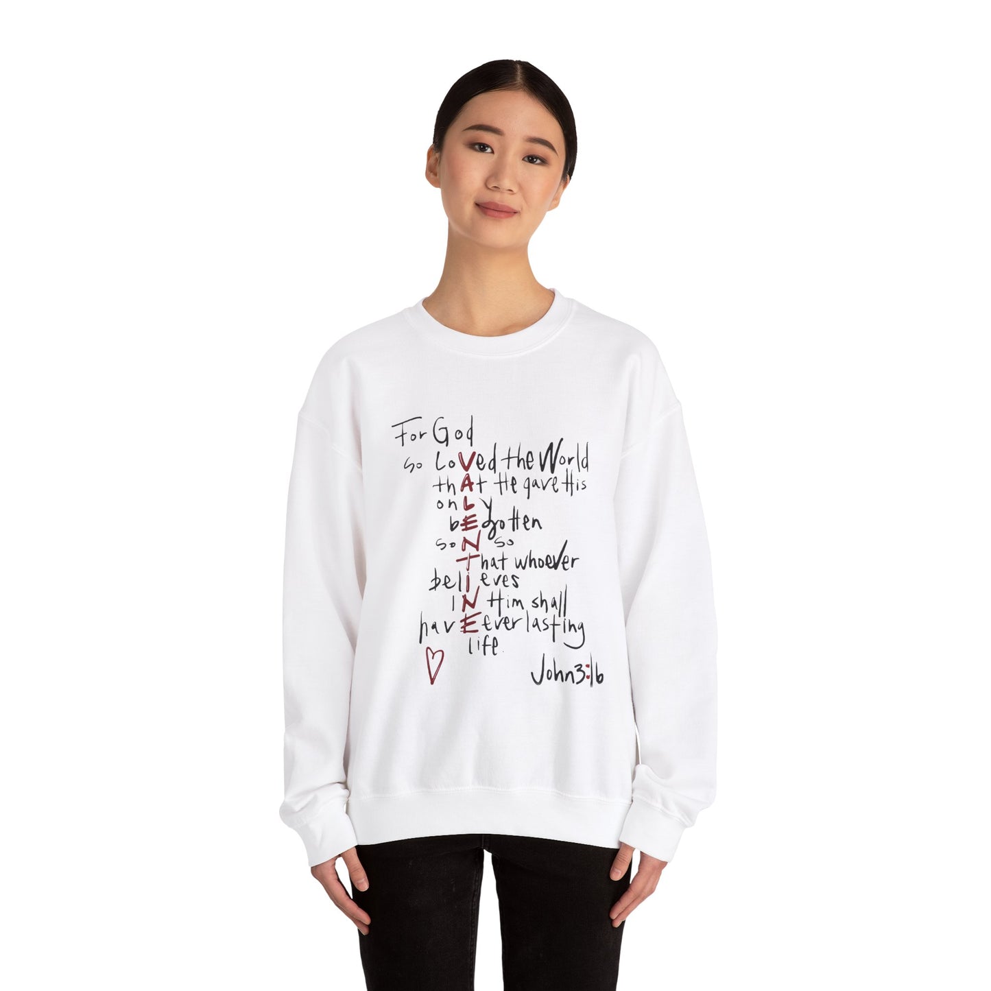 For God So Loved The World Sweatshirt, Jesus Is My Valentine Shirt, Religious Valentines Day Tee, Christian Gift, Valentines Shirt