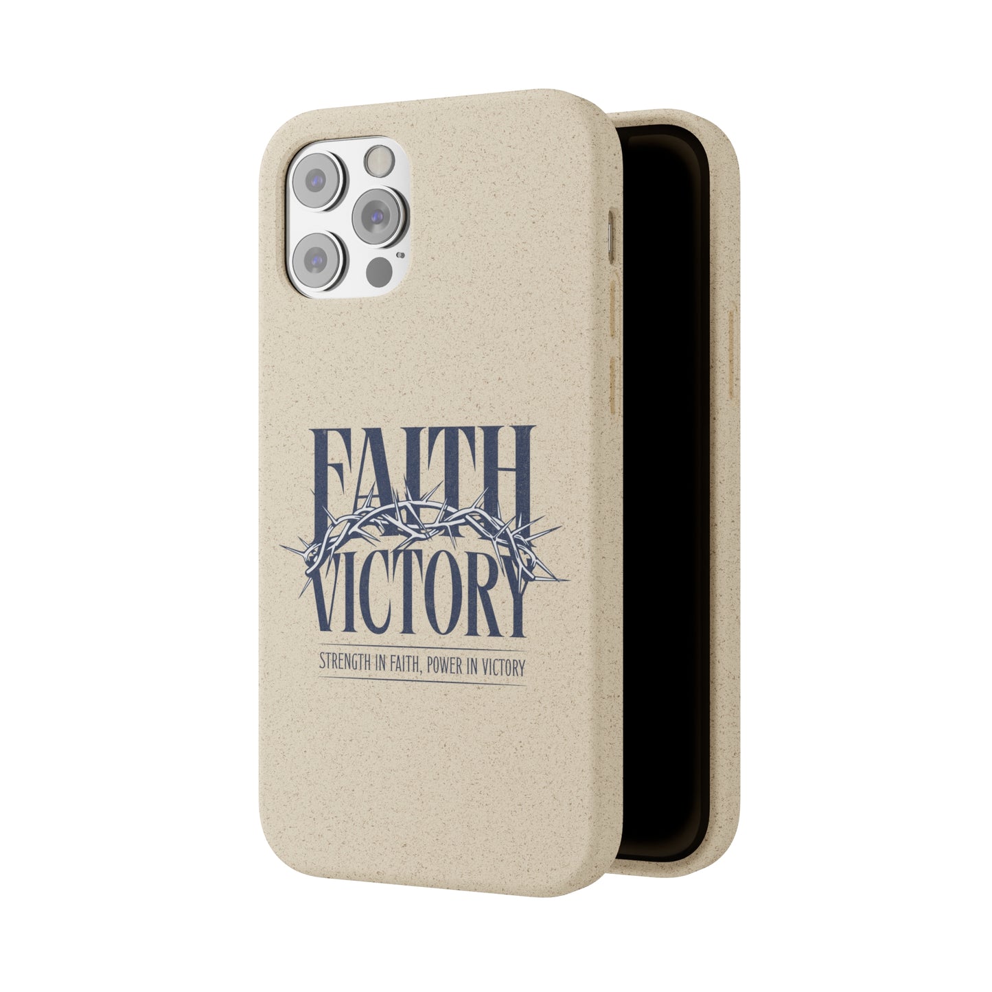 Biodegradable Phone Case - Faith & Victory Design