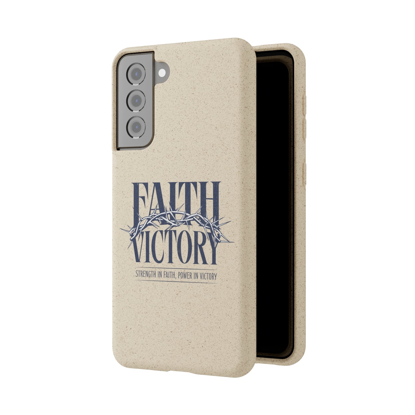 Biodegradable Phone Case - Faith & Victory Design