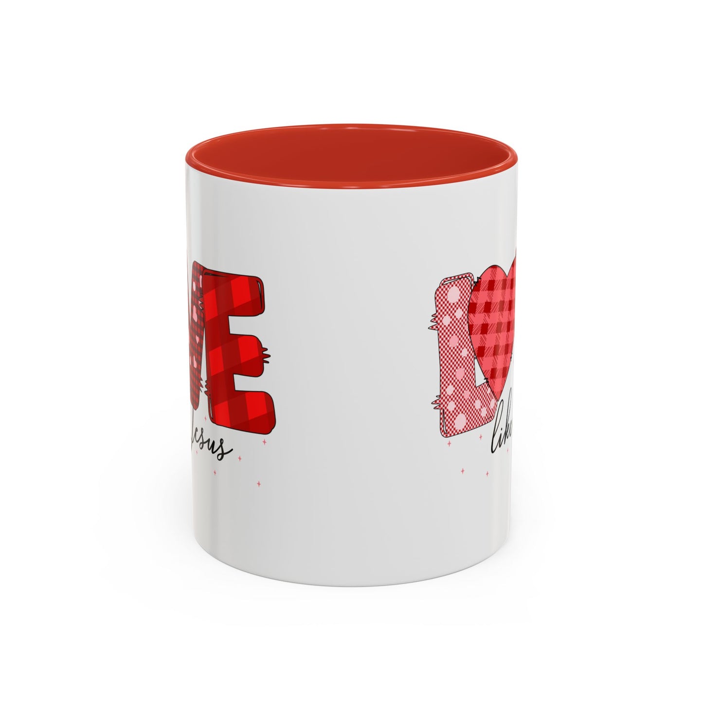 Love Like Jesus Accent Coffee Mug - Perfect Gift for Coffee Lovers, Inspirational Mug for Holidays, Home Décor, Christian Gifts, Home