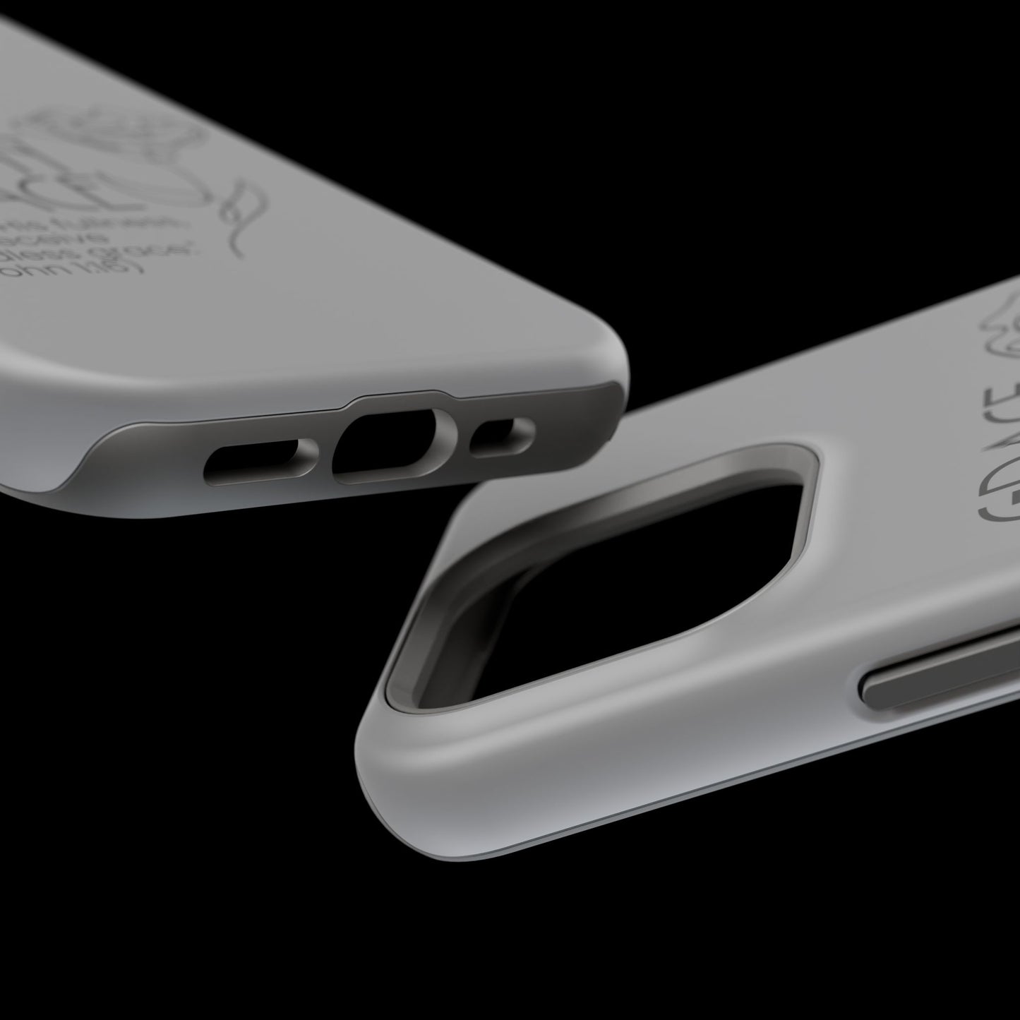 Inspirational Magnetic Phone Case - 'Grace Upon Grace' Design